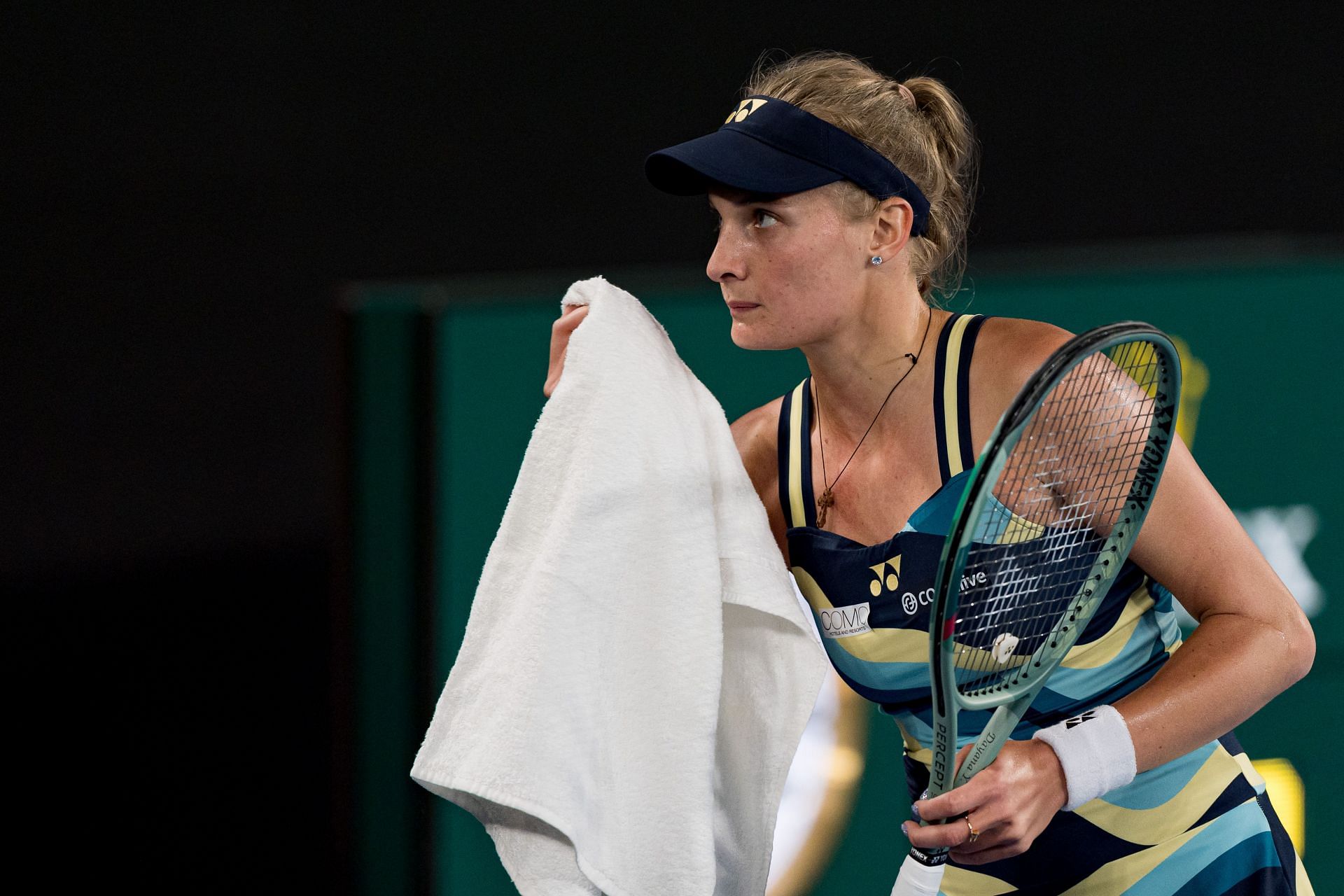 Dayana Yastremska is leading at the field at the tournament (Image via Getty)