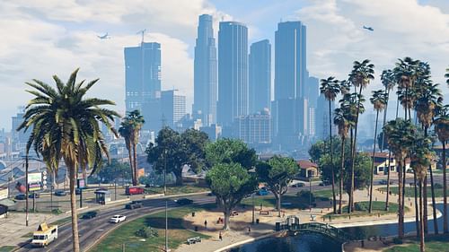 A picture of Los Santos (Image via Rockstar Games)