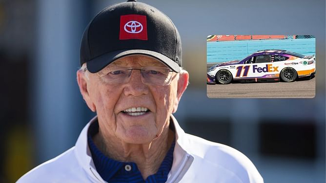 "That's not Joe Gibbs' fault" - Kenny Wallace defends JGR as FedEx rumored to leave Denny Hamlin amid $4B budget cuts