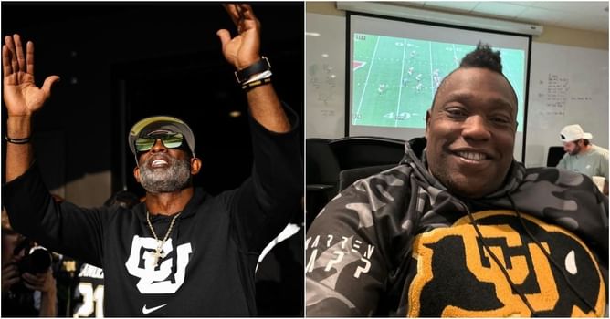 WATCH: Deion Sanders shares hilarious "locked-in" face of Warren Sapp against Colorado players during Week 1 showdown