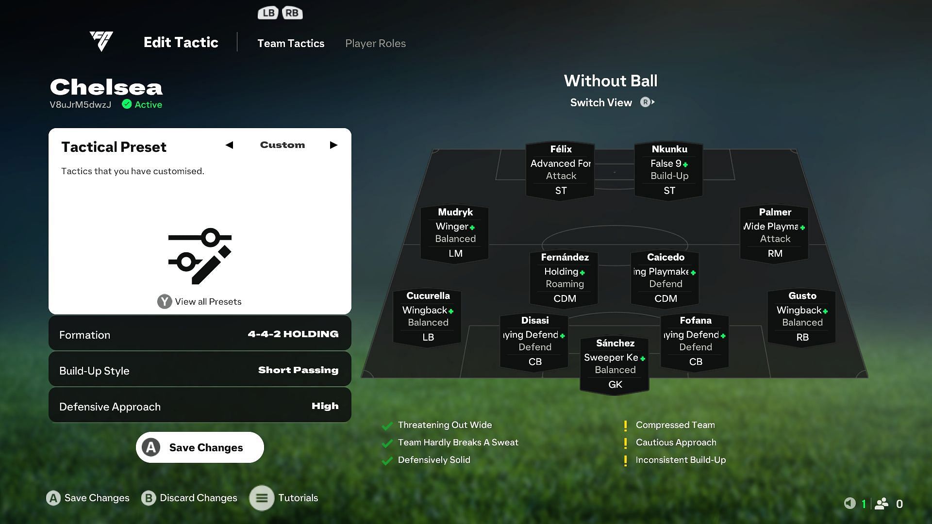 Assign these Player Roles to the formation above (Image via EA Sports)