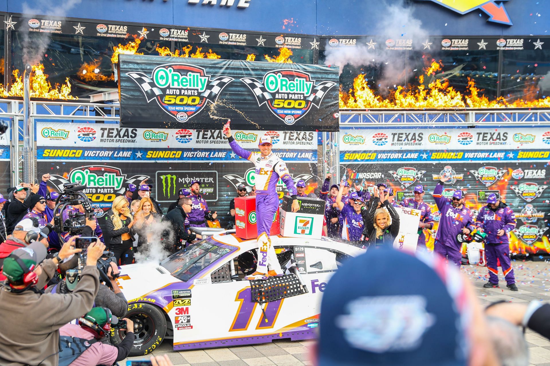 Denny Hamlin, #11 Toyota Joe Gibbs Racing driver. Source: Getty