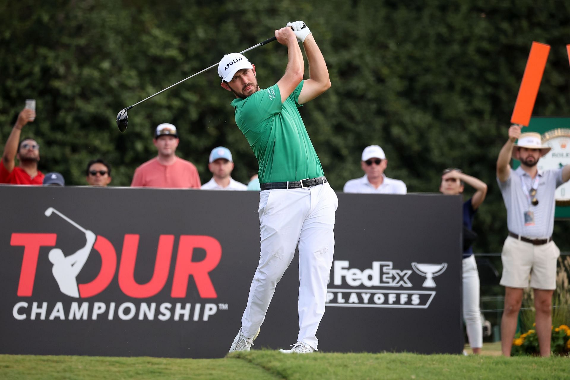 American professional Patrick Cantlay during the final round of the 2024 Tour Championship at the East Lake Golf Club [Image via Getty]