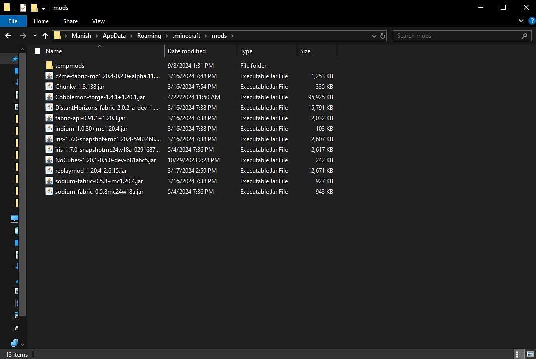 Move the mod file to this folder (Image via Microsoft)