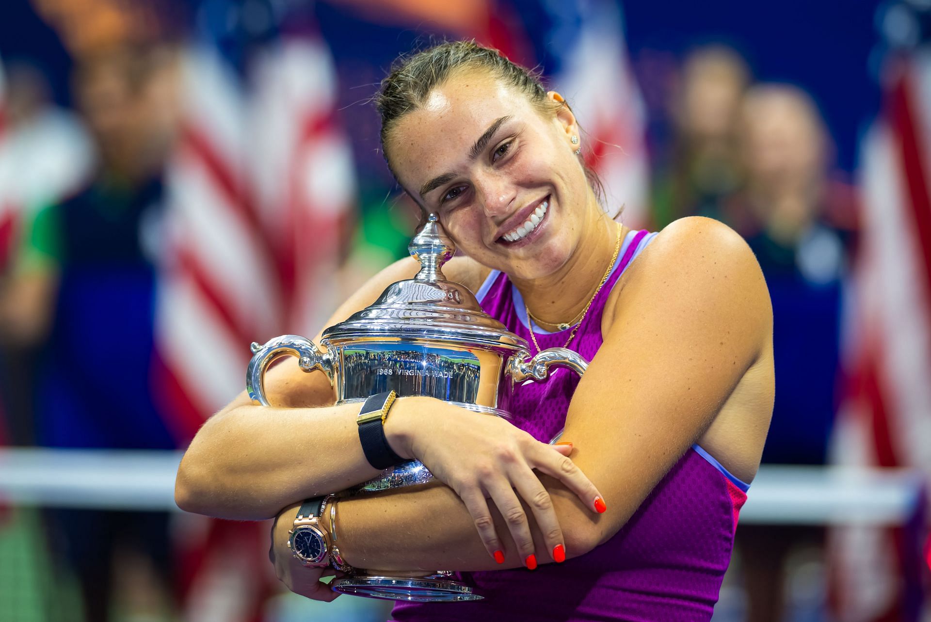 Aryna Sabalenka at the US Open 2024. (Photo: Getty)