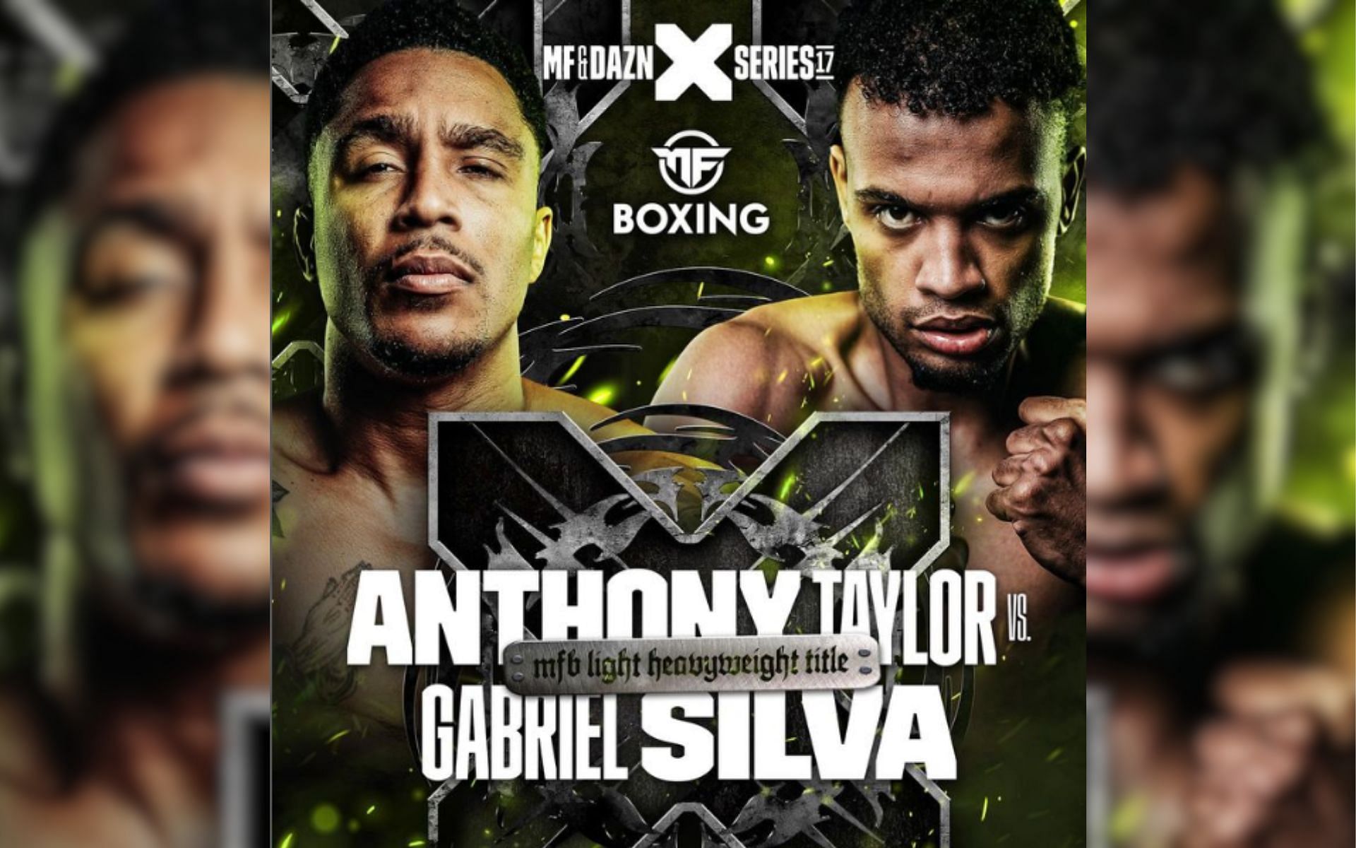 MF &amp; DAZN X Series 17: Full video highlights from Gabriel Silva vs. Anthony Taylor [Image courtesy: @misfitsboxing - Instagram]