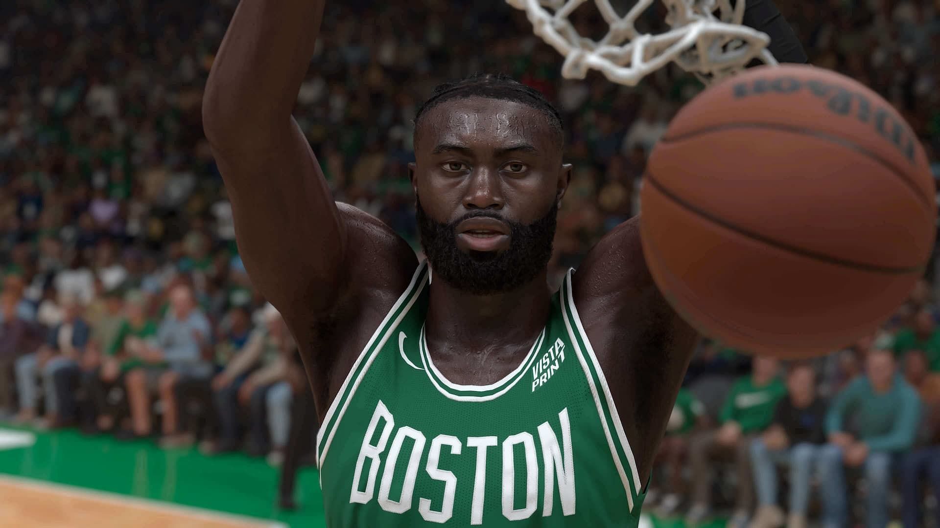 Jaylen Brown as seen in the game (Image via Visual Concepts)