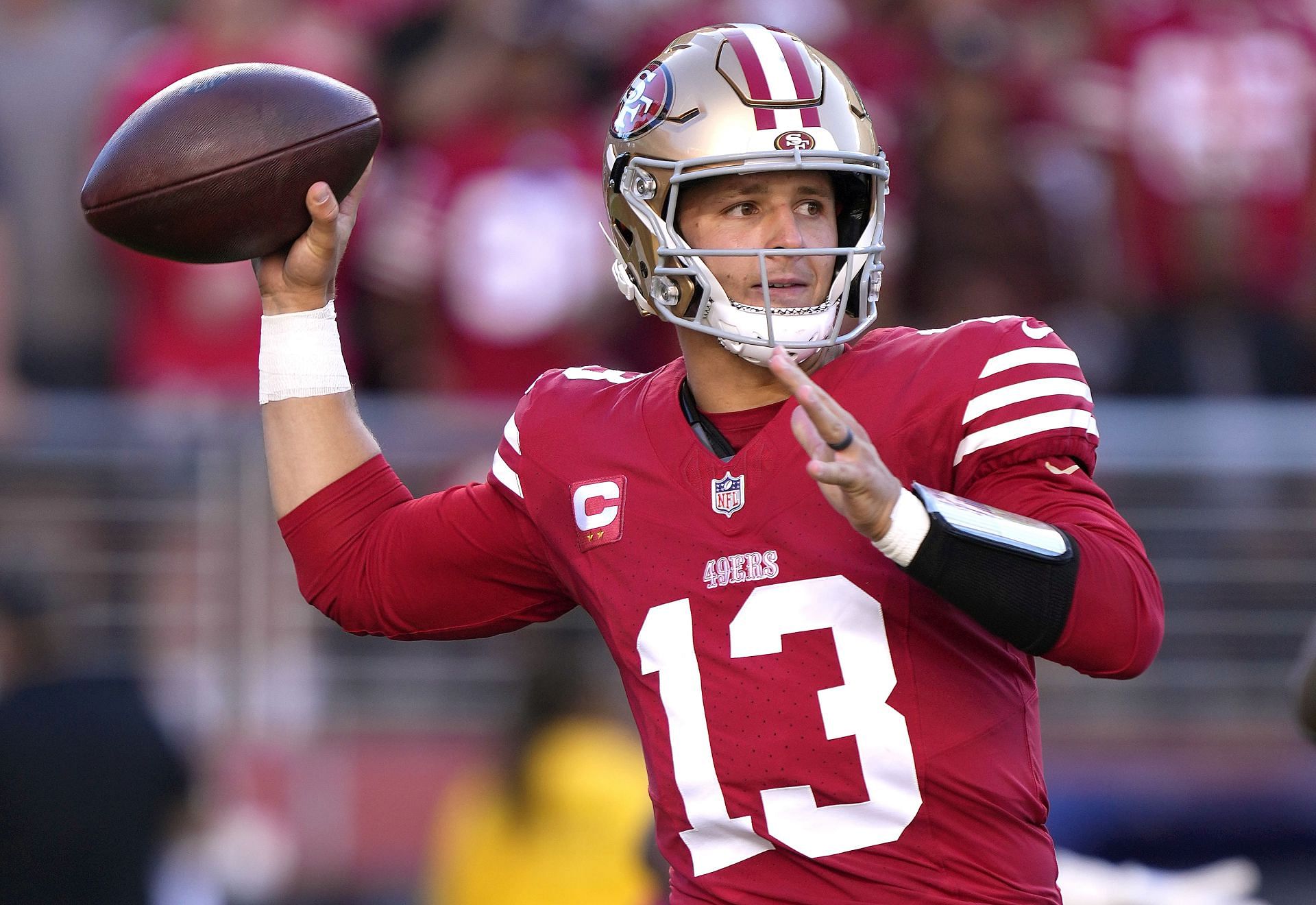 Brock Purdy at New York Jets v San Francisco 49ers - Source: Getty