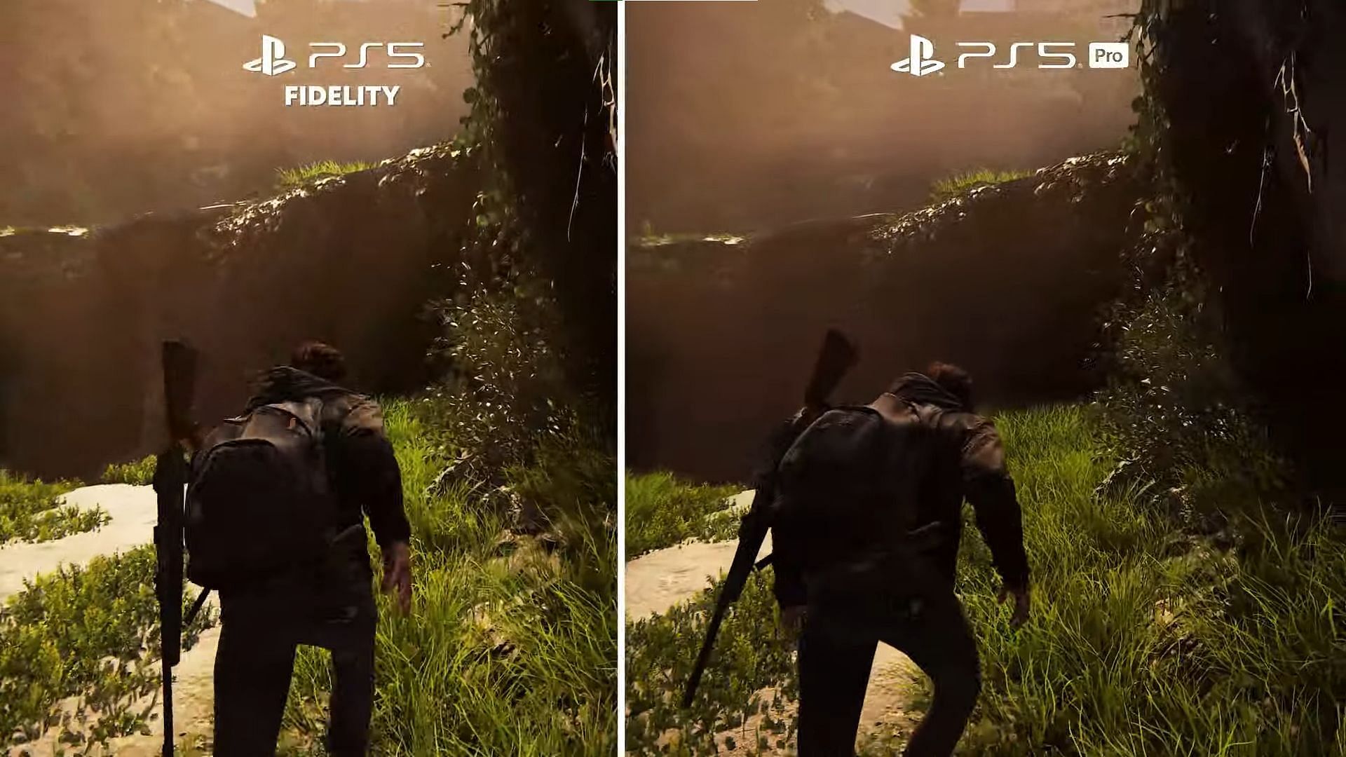 Picture of The Last of Us: Part 1 running on the new PS5 Pro