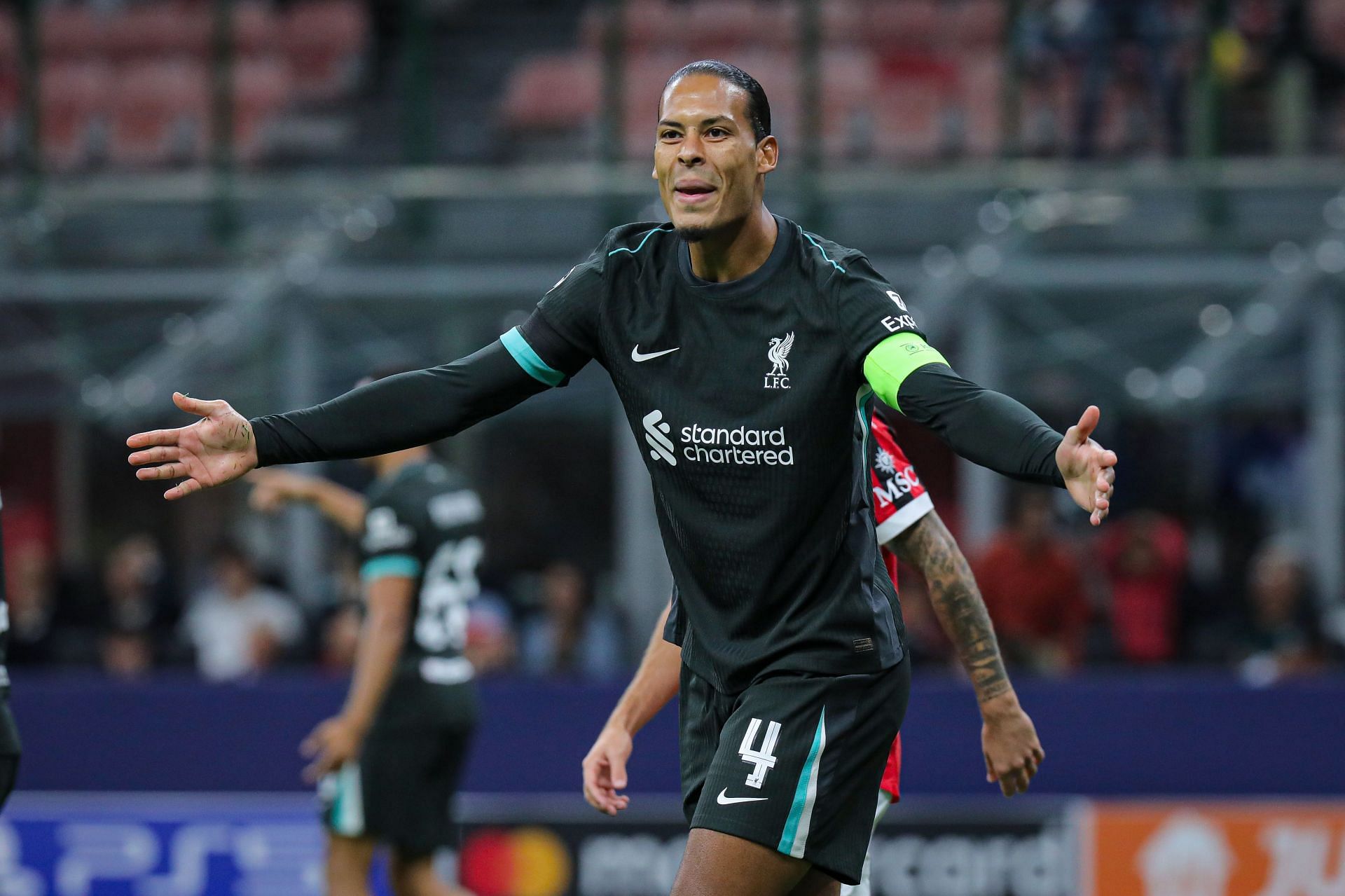 Virgil van Dijk in action for Liverpool (Image via Getty)