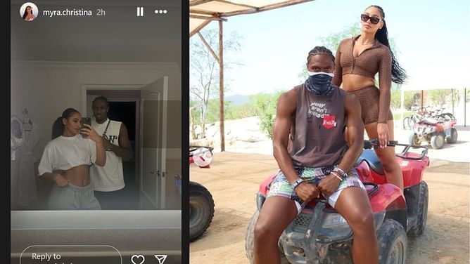 PHOTO: Myra Gordon shares mirror selfie with 76ers star Tyrese Maxey weeks after calling herself his "starfish"