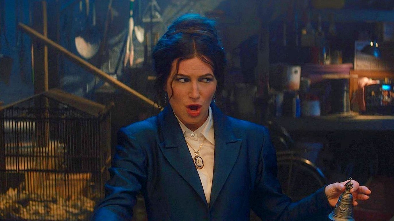 Kathryn Hahn as Agatha Harkness in a still from Agatha All Along (via Marvel Studios / YouTube)