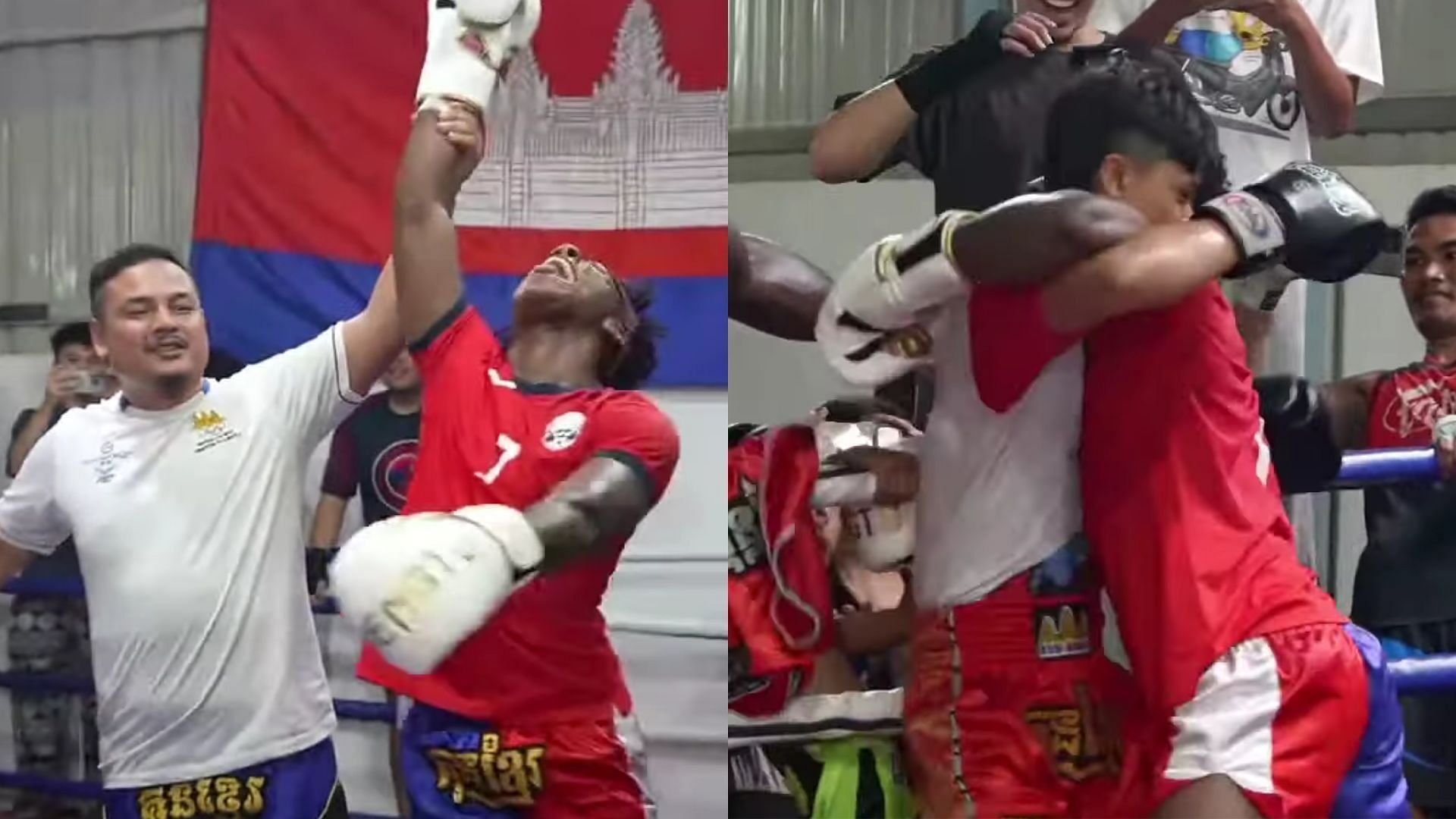 IShowSpeed went toe-to-toe with a Cambodian boxer during his Southeast Asia tour (Images via IShowSpeed/YouTube)