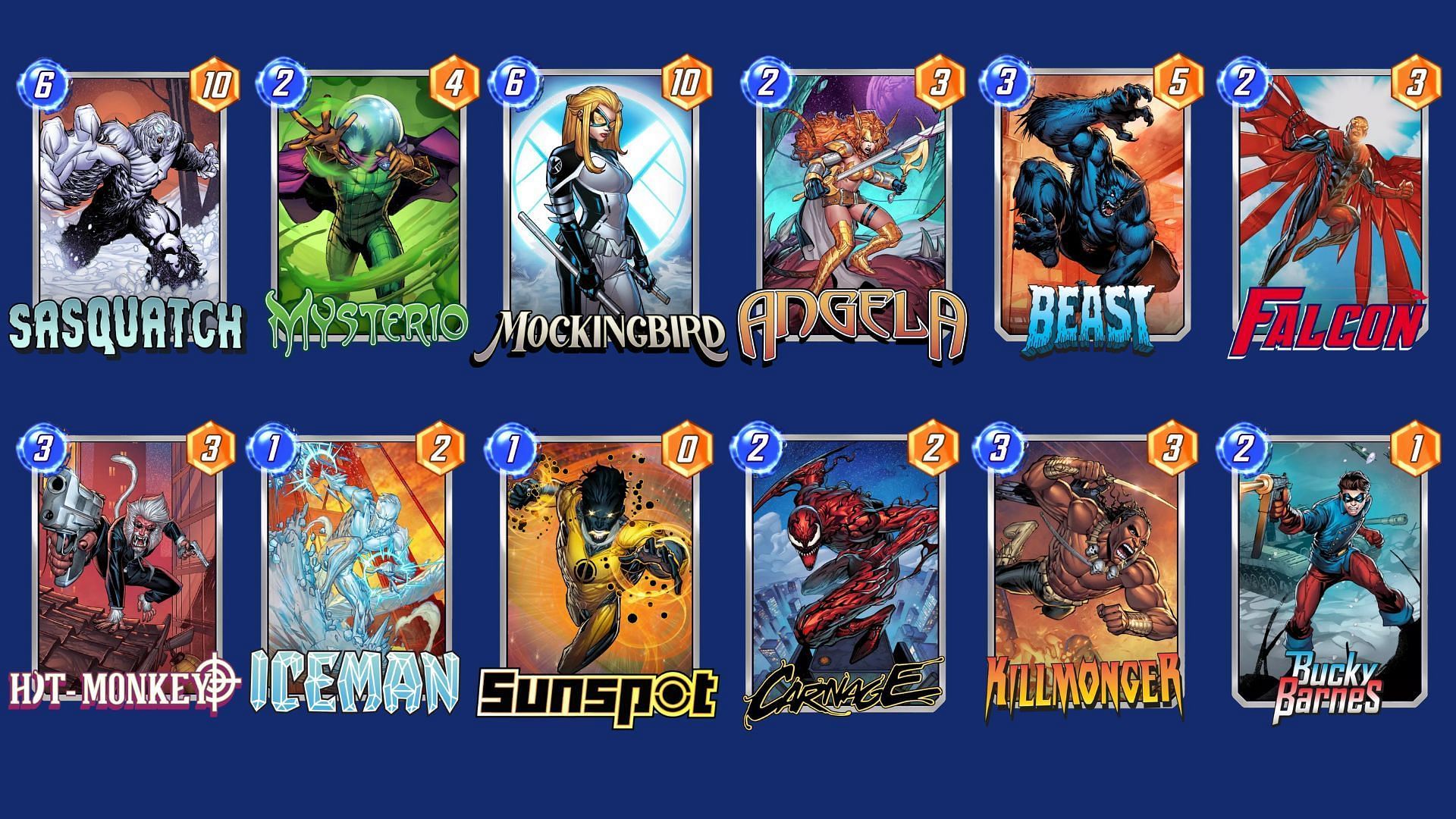 The Sasquatch Combo Deck is another strategic Marvel Snap Sasquatch deck (Image via Nuverse)