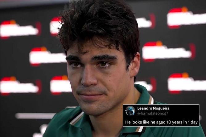 "He looks like he aged 10 years in 1 day": Fans concerned by Lance Stroll's interview appearance during the F1 Singapore GP