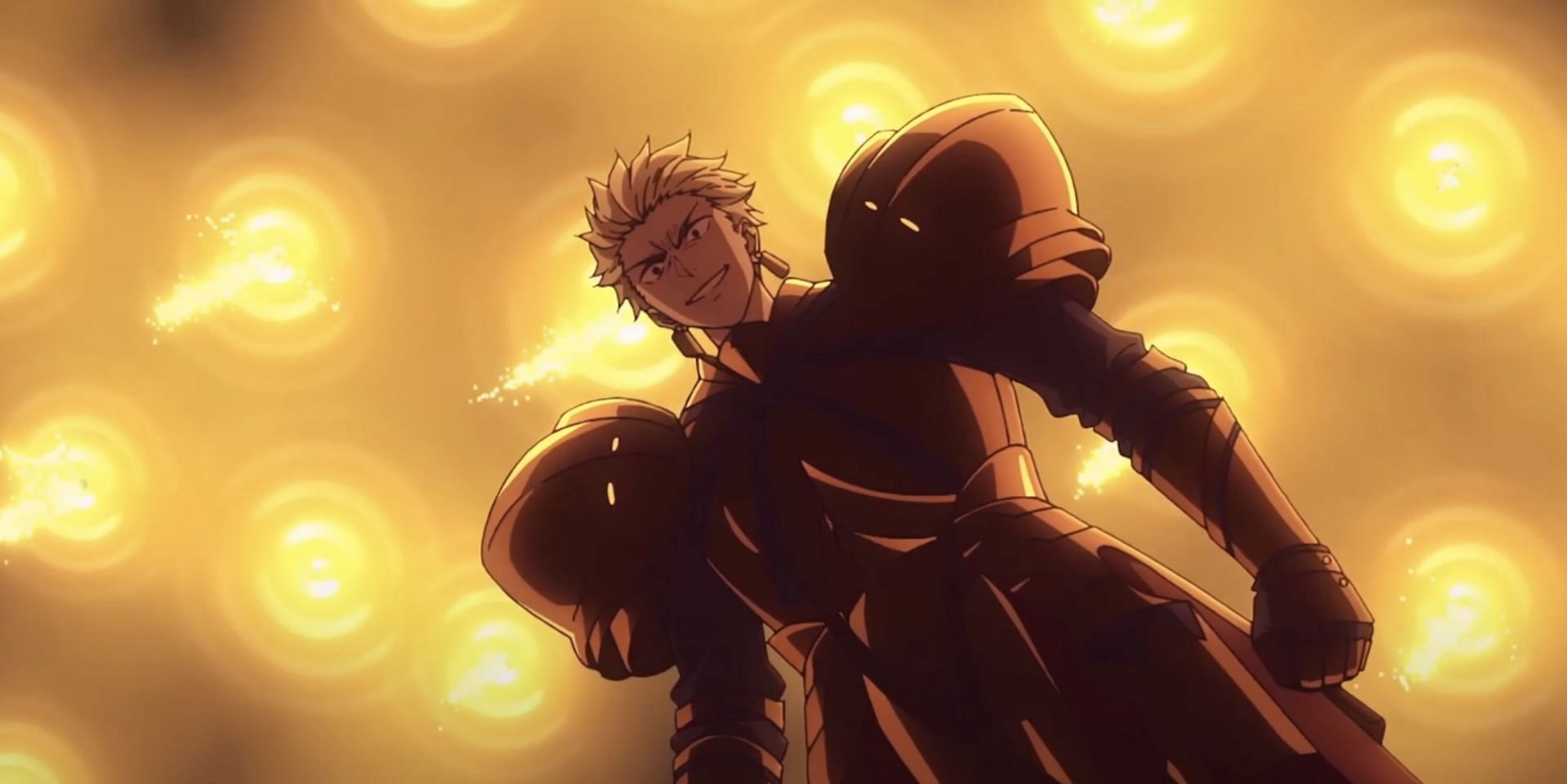 Gilgamesh as seen in anime (Image via Studio Deen)