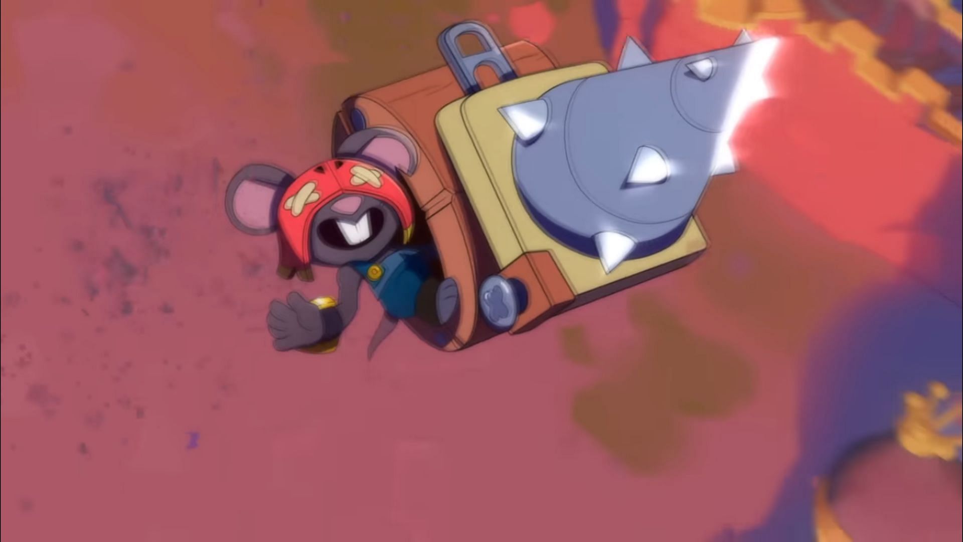 Moe using his drilling machine (Image via Supercell)