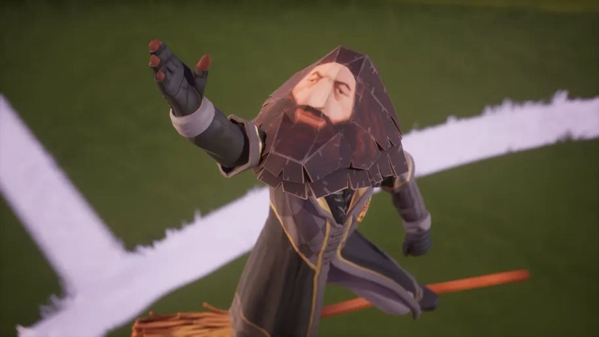 PS1 Hagrid in all his glory is featured in the game. (Image via Warner Bros)