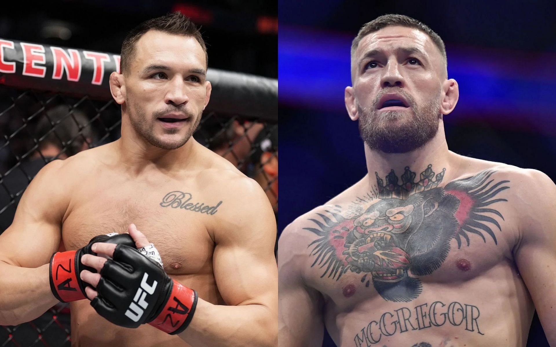 Michael Chandler (left) is certain he will be the man to welcome Conor McGregor (right) back to the UFC [Images courtesy: Getty Images]