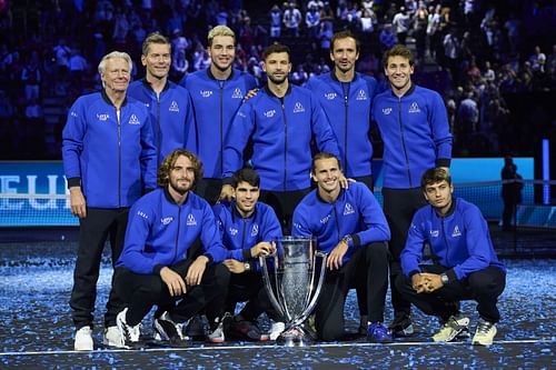 Team Europe pictured at Roger Federer's Laver Cup - Image Source: Getty