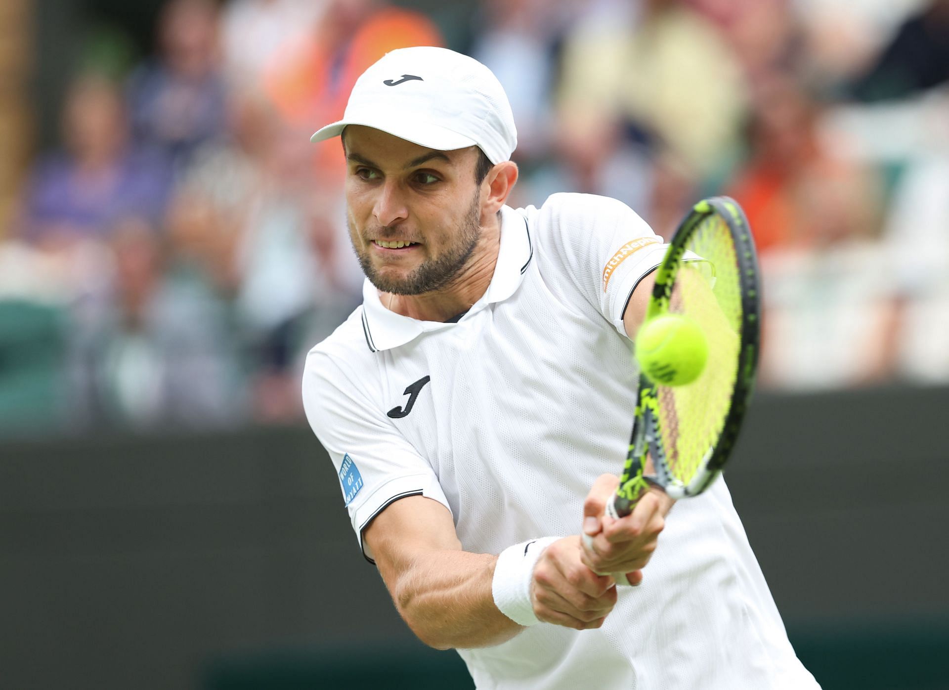 Aleksandar Vukic at Wimbledon 2024. (Photo: Getty)