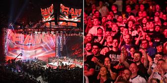 Huge brawl breaks out during title match on WWE RAW; referee makes a blunder