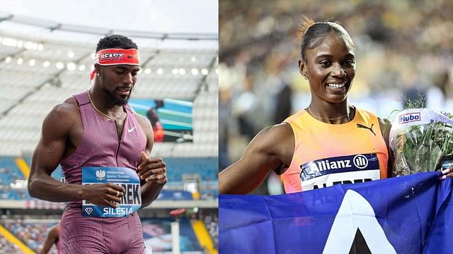 Kenneth Bednarek and Julien Alfred (Images via: Both Getty)