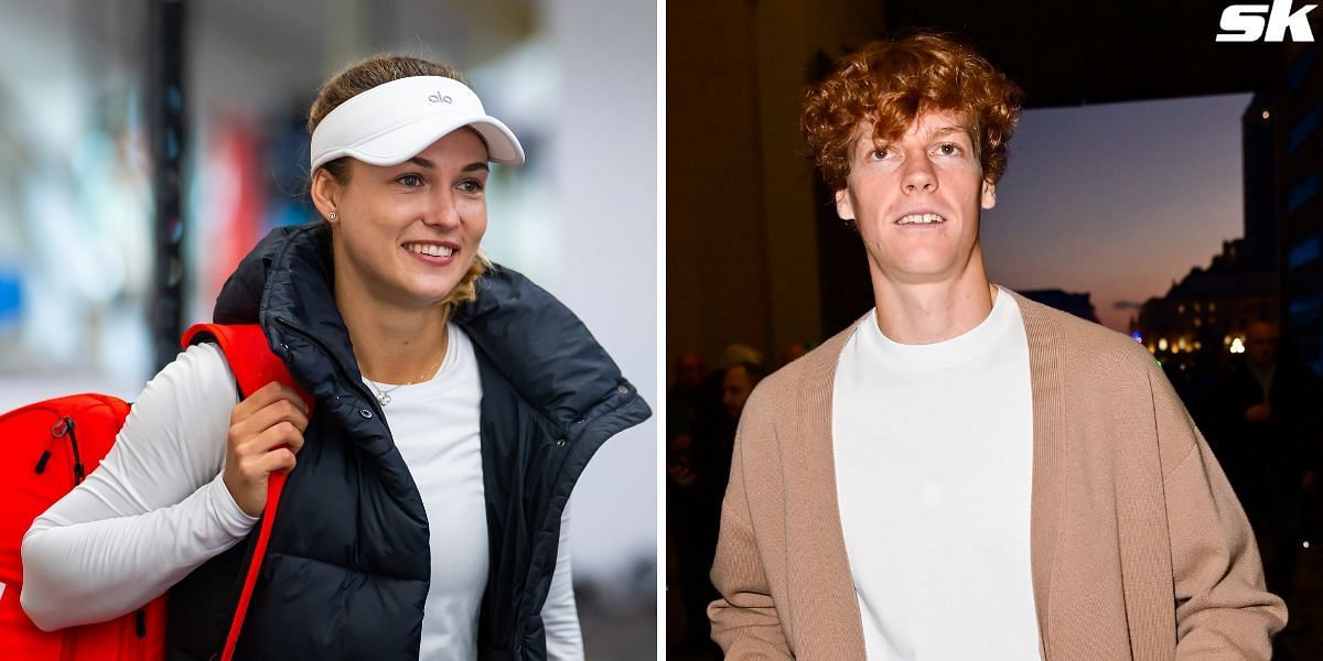 Anna Kalinskaya (L), Jannik Sinner (Images: Getty)