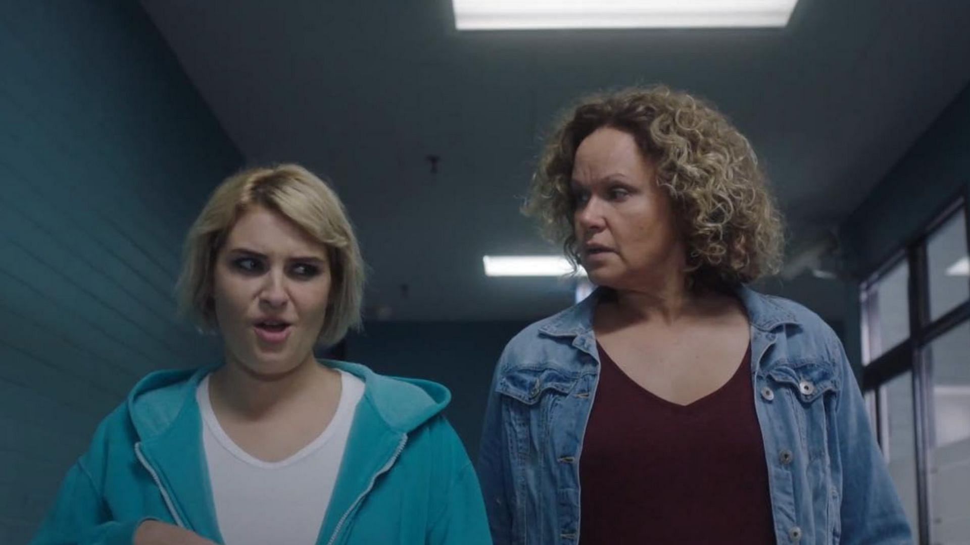 Leah Purcell and Morgana O&#039;Reilly in Wentworth (Image via Fox showcase)