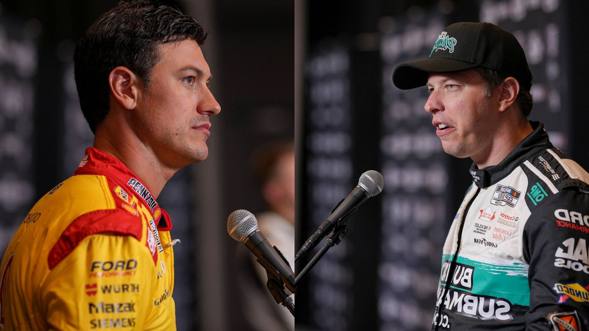 Joey Logano [left], Brad Keselowski [Right] All images from Imagn]