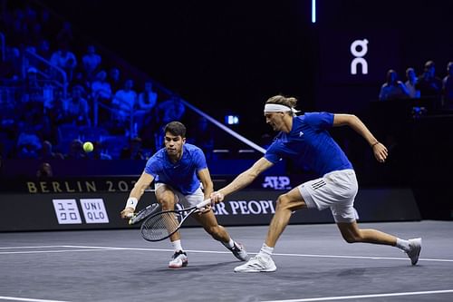 Carlos Alcaraz and Alexander Zverev (Source: Getty)