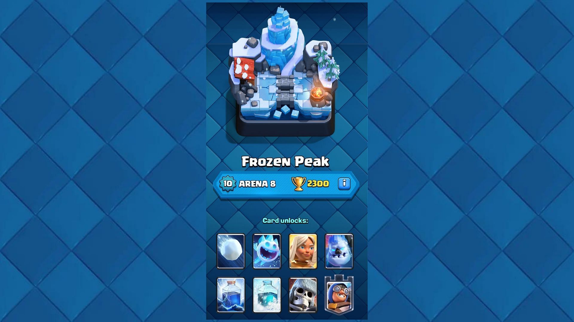 Arena 8: Frozen Peak (Image via Supercell)