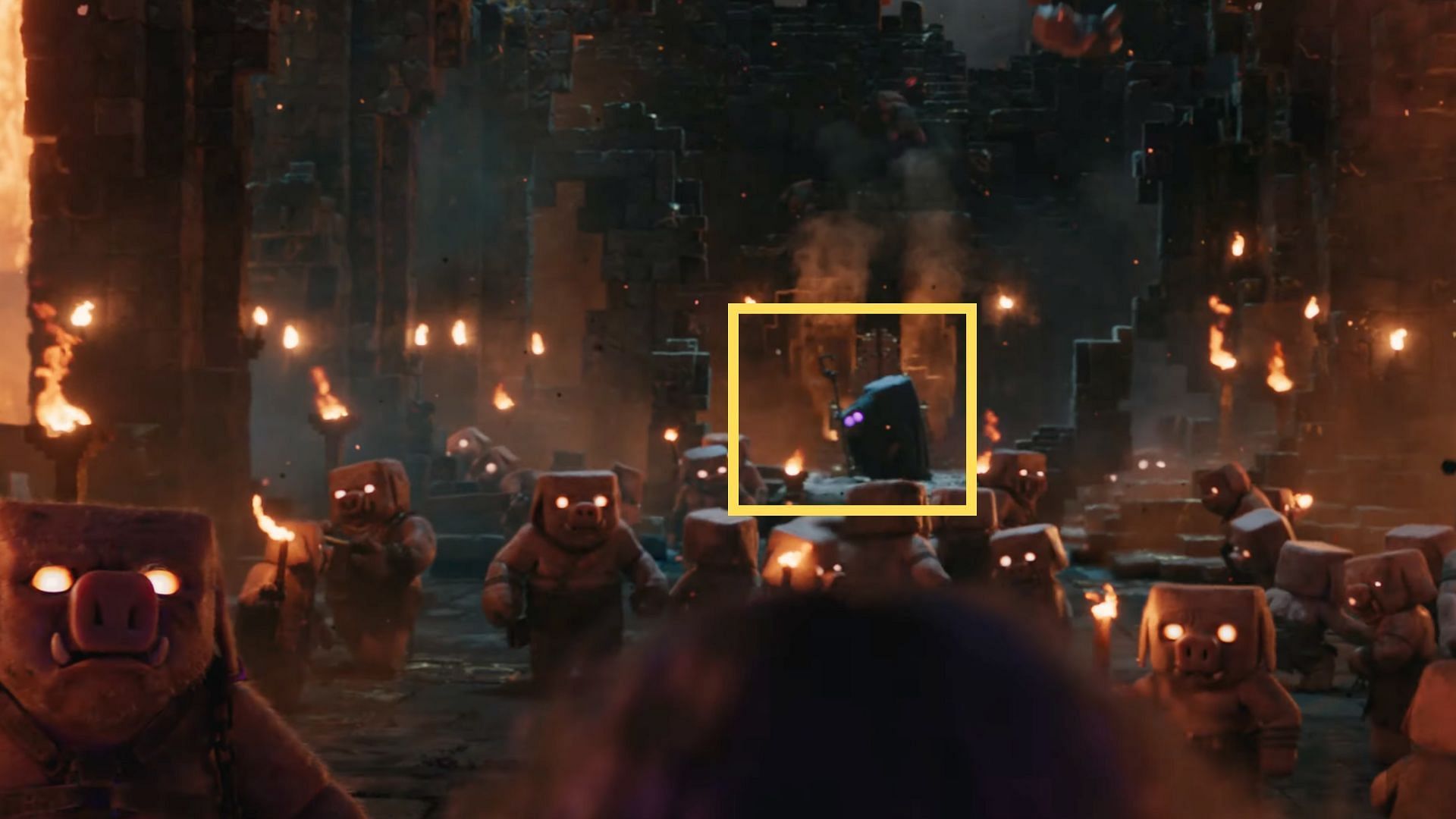 The mysterious mob in the Minecraft trailer (Image via Mojang Studios)