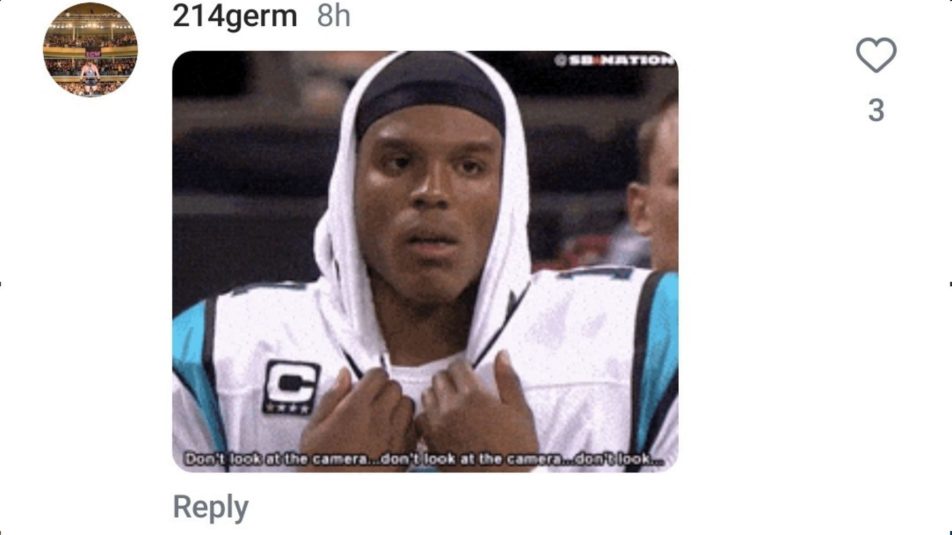 Fans react to Cam Newton&#039;s appearance at Carrollton vs. Parker matchup (Credit-Instagram/SportsCenter Next)