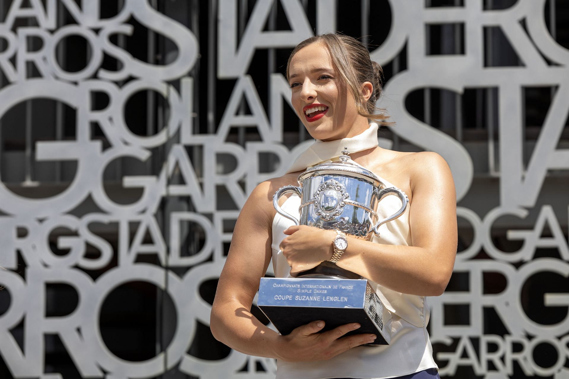 Iga Swiatek at the French Open 2024. (Photo: Getty)