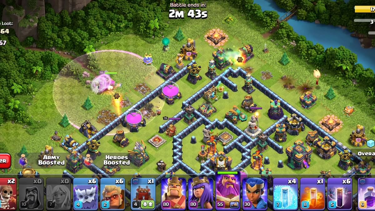 Clash of Clans: Clash of Clans Town Hall 14 Druid Yeti Bats Smash ...