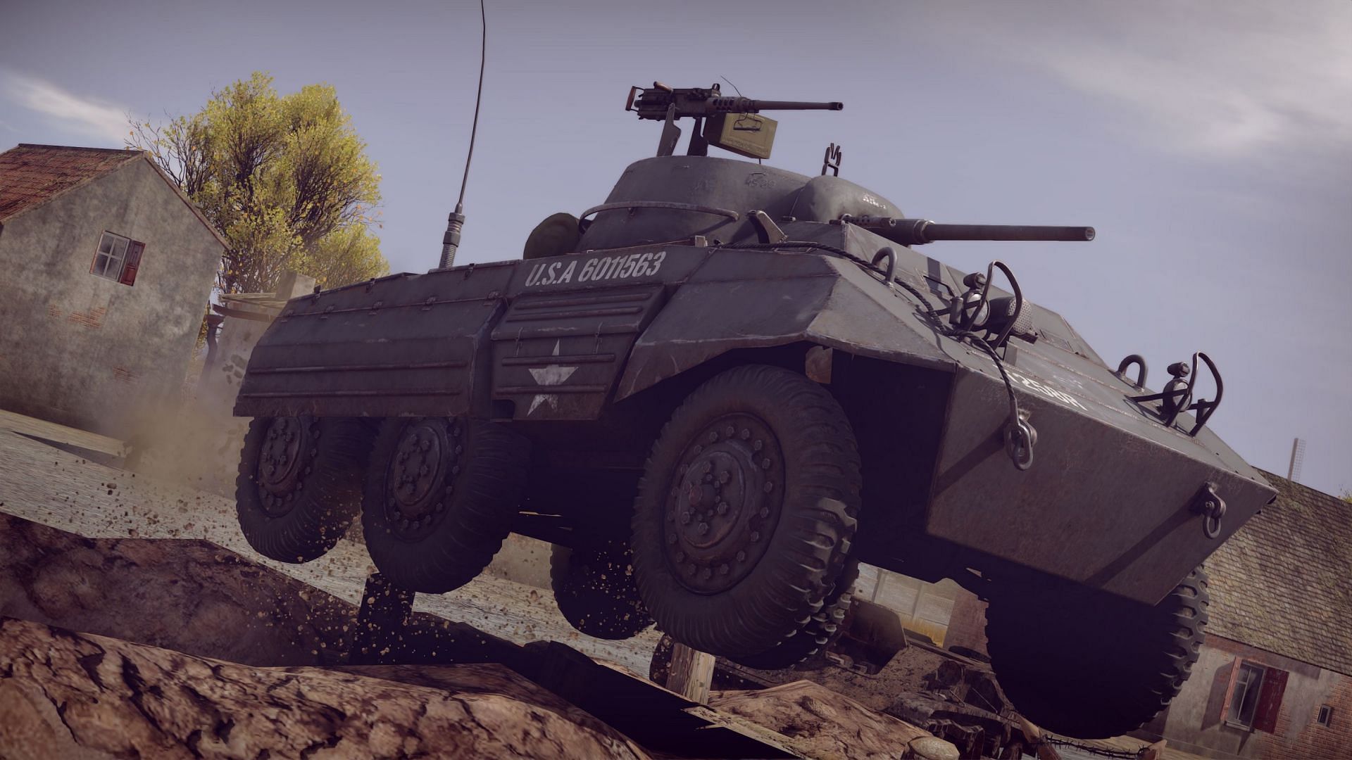 Wheeled vehicles are generally the fastest vehicles in War Thunder (Image via Gaijin Entertainment)