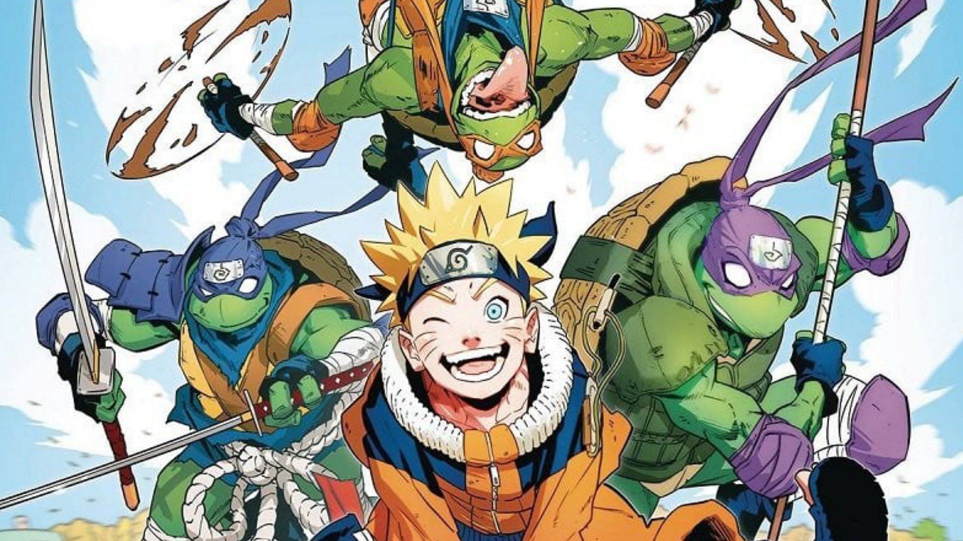 Naruto x TMNT artist Jorge Jimenez shares sneak peek of second issue (Image via Shueisha, Viz Media, IDW Publishing)