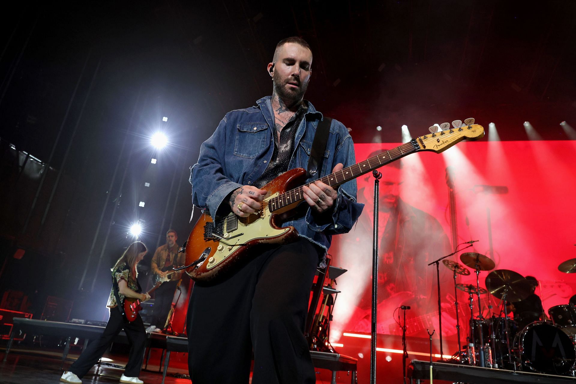 Adam Levine at Maroon 5 Live in Concert at Northwell at Jones Beach Theater (Image via Getty)