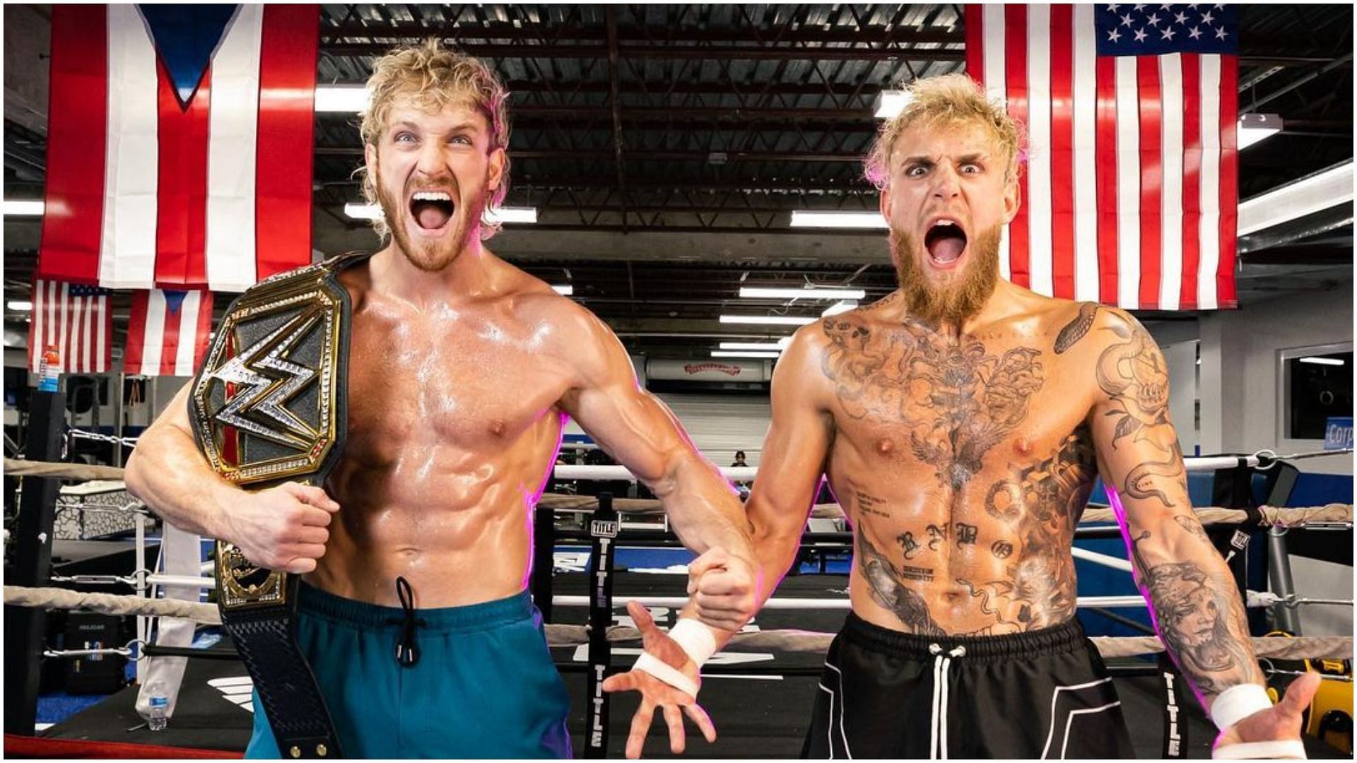 Logan Paul and Jake Paul (left to right). [Photo via: Logan