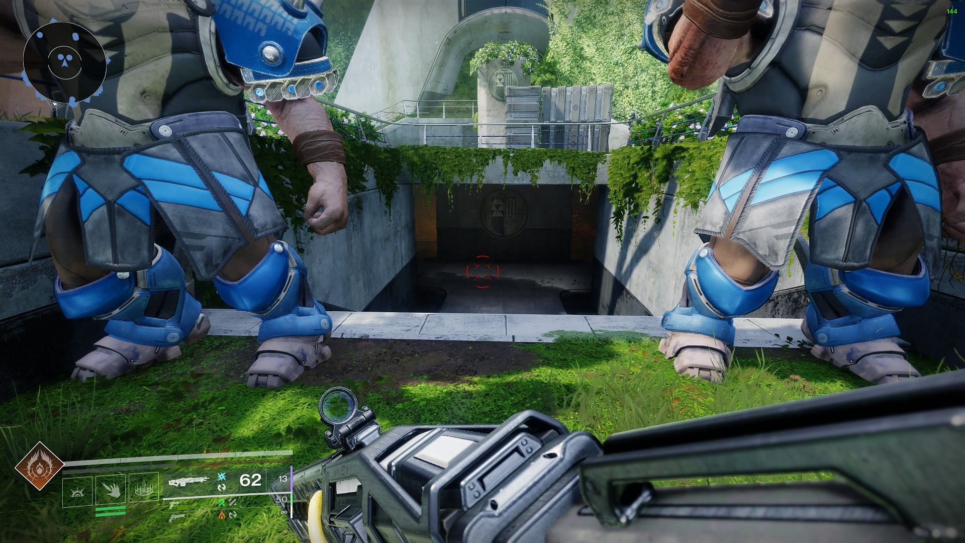 Stairs leading to the Vanguard room (Image via Bungie)