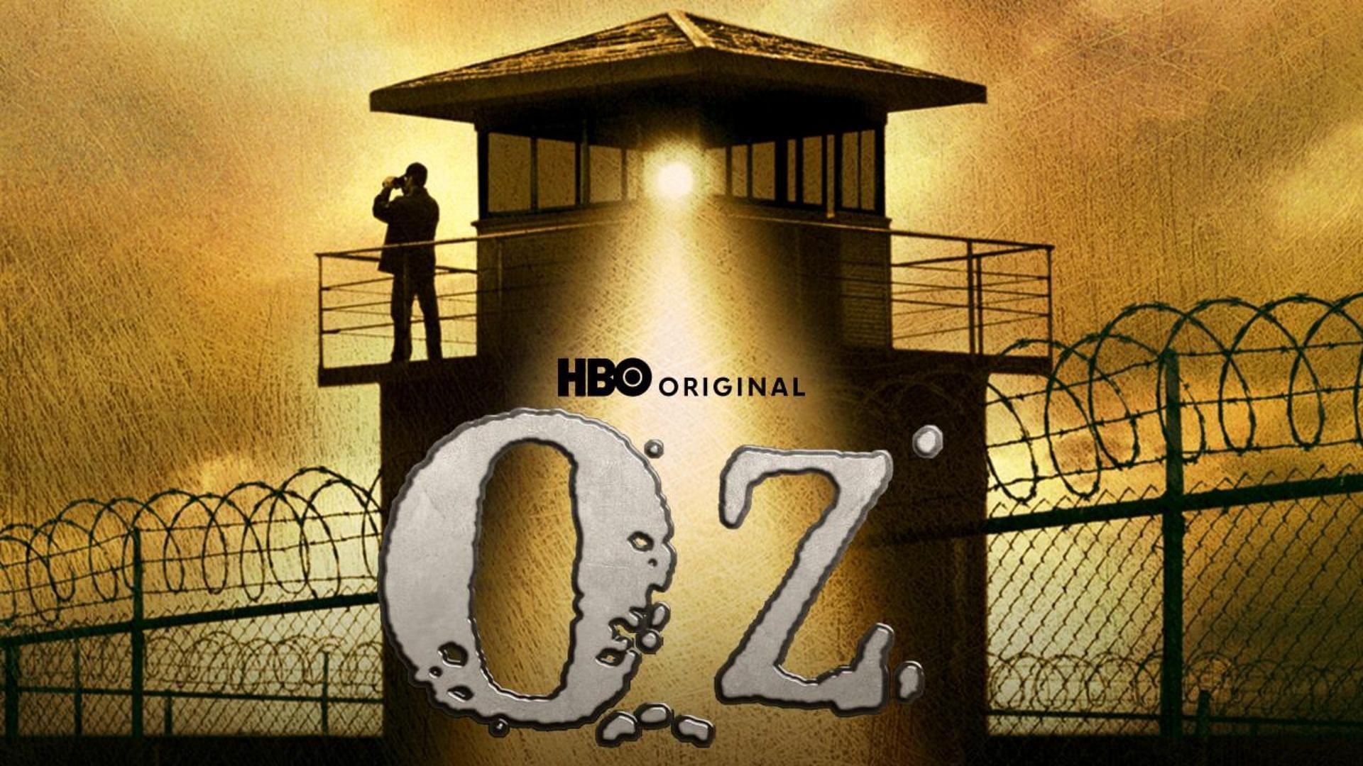 The official cover art for Oz (Image via HBO)