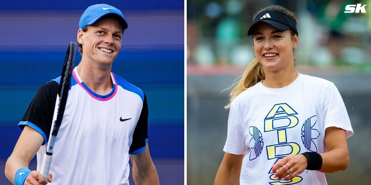 Jannik SInner enjoys girlfriend Anna Kalinskaya