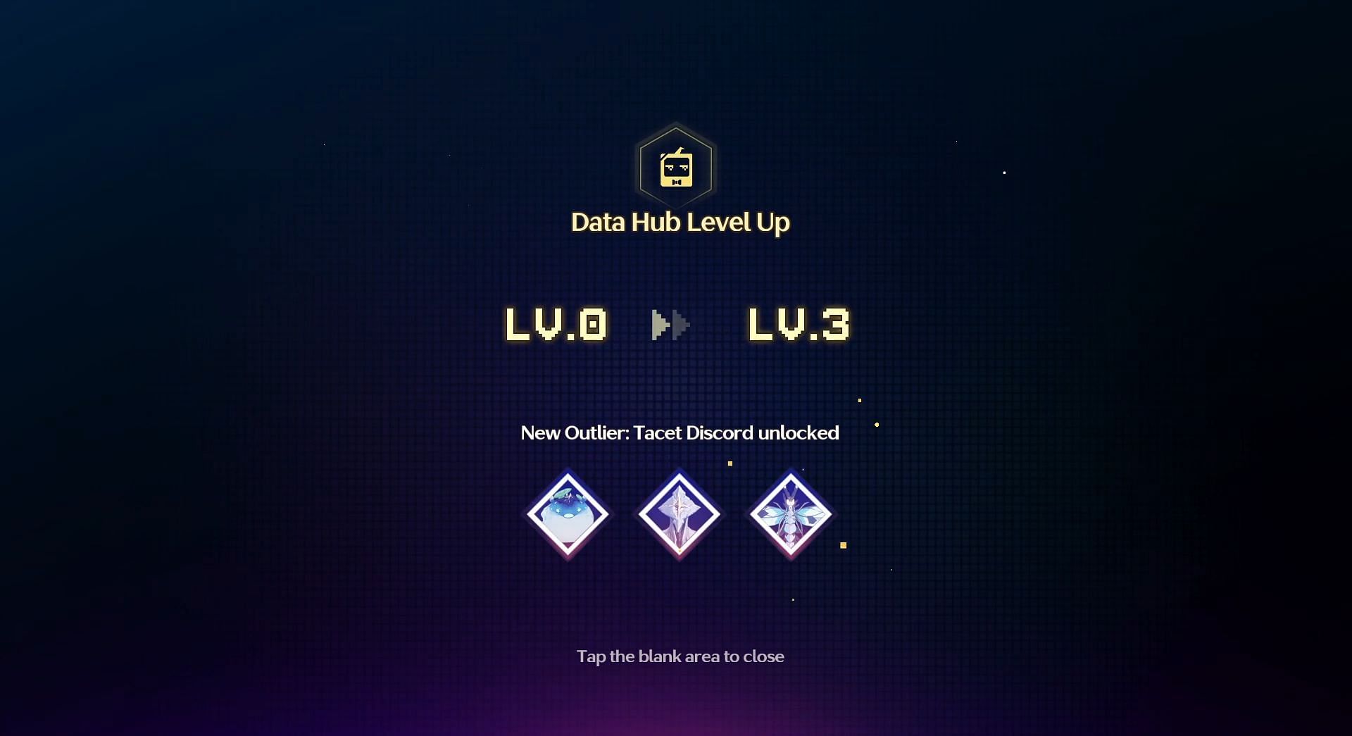 Unlock Outlier Tacet Discords by leveling up the Data Hub (Image via Kuro Games)