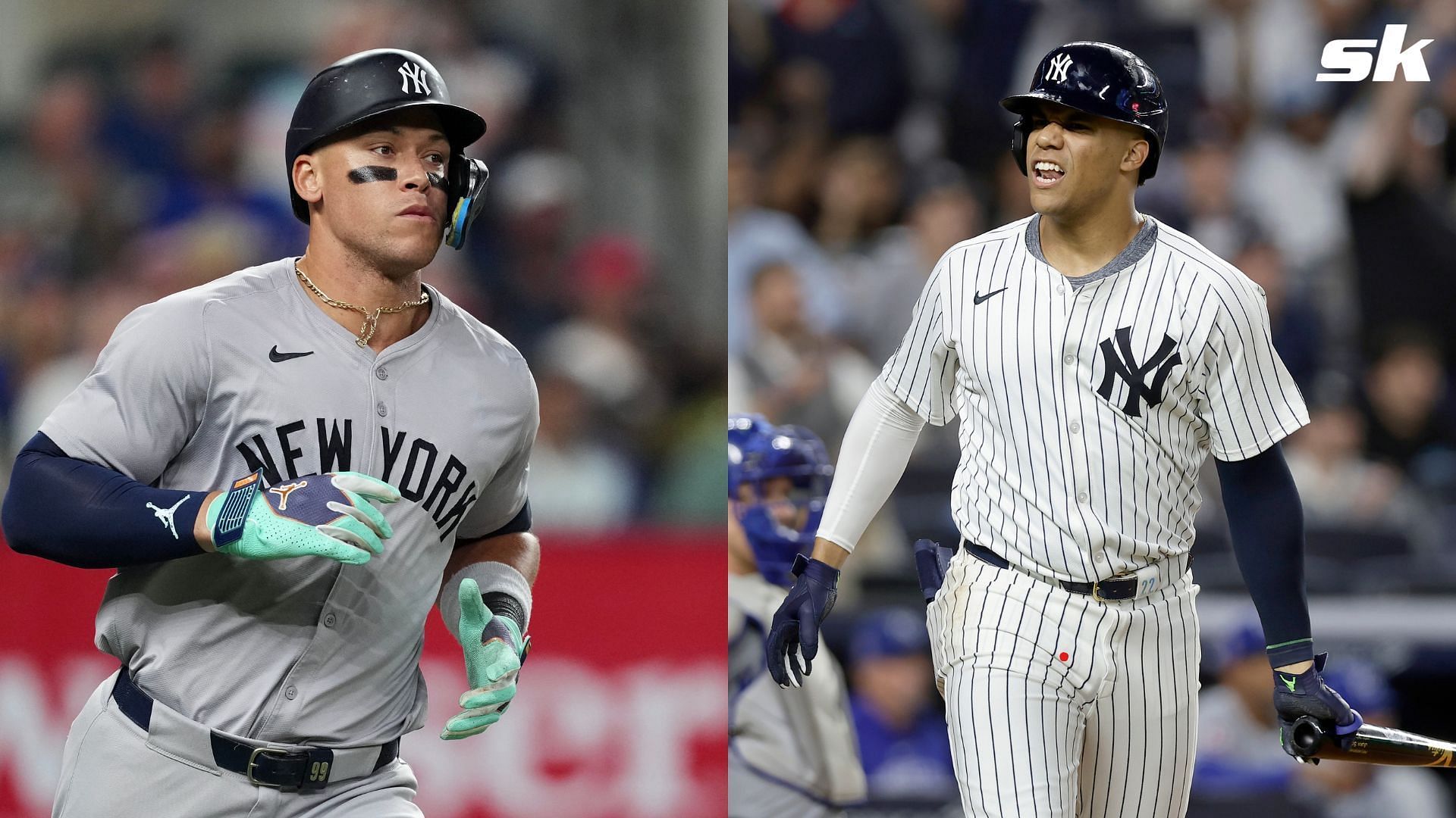 Aaron Judge and Juan Soto have each recorded 100 RBIs this season