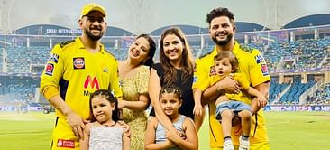 [WATCH] Suresh Raina playing cricket with his son & daughter on the ground during the 2024 Legends League Cricket