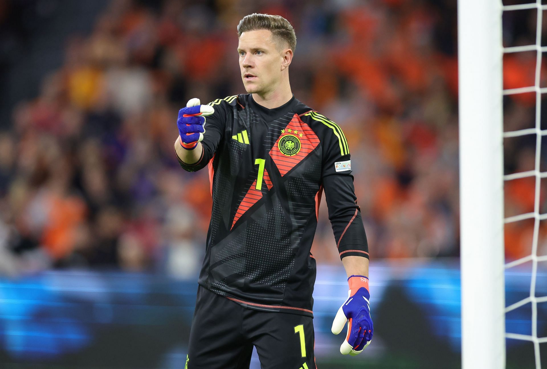 Marc-Andre ter Stegen goalkeeping for Germany (Image via Getty)