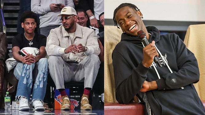 WATCH: No. 1 recruit AJ Dybantsa and Carmelo Anthony’s son Kiyan Anthony feature in latest IG hype video at SLAM Summer Classic Vol 6