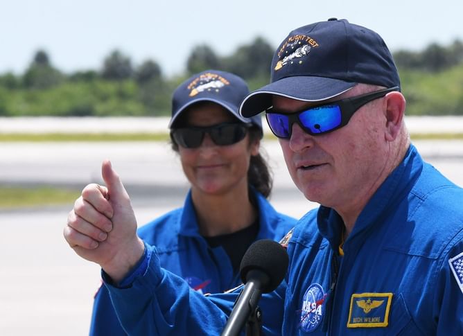 "True dedication to democracy" — Internet reacts to 2 US astronauts stranded on the International Space Station scheduled to vote from space