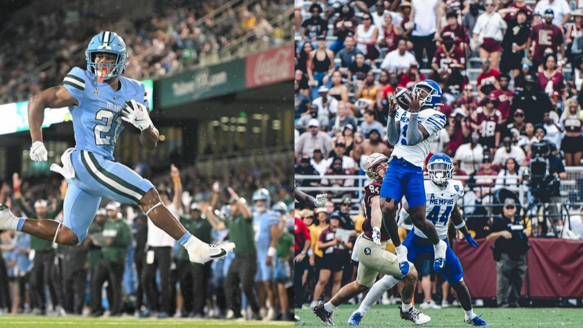 The Tulane Greenwave &amp; The Memphis Tigers (Tulane &amp; Memphis)